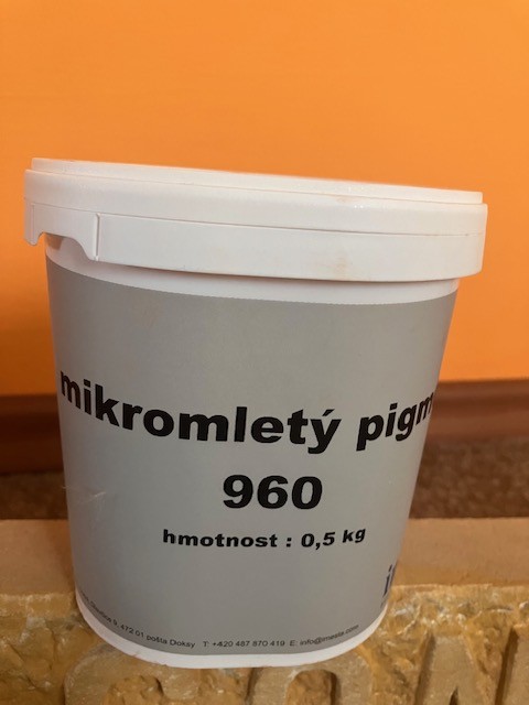 Mikromletý pigment - ORANŽ
